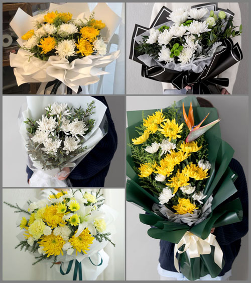 广东揭阳市普宁市麒麟镇奇美村白事花束代送